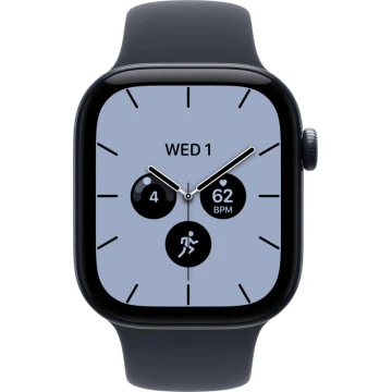 Apple Watch Series 12, 42mm, Night Blue Ceramic Case with Navy Blue Sport Band - M/L