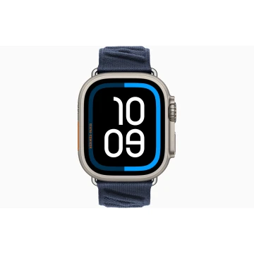Apple Watch Hermès Ultra 2, Natural Titanium, Hermès Bleu Nuit En Mer