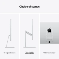 Монитор Apple Studio Display 27" MK0Q3|MYJF3, (стандартный, подставка с наклоном и высотой)