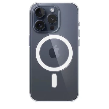 Прозрачный чехол MagSafe для iPhone 15 Pro Max