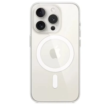Прозрачный чехол MagSafe для iPhone 15 Pro Max