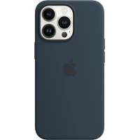 Чехол Silicone Case для iPhone 13 Pro Max, силикон, "голубая бездна"