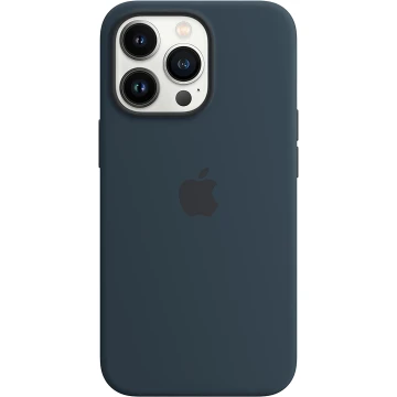 Чехол Silicone Case для iPhone 13 Pro Max, силикон, "голубая бездна"