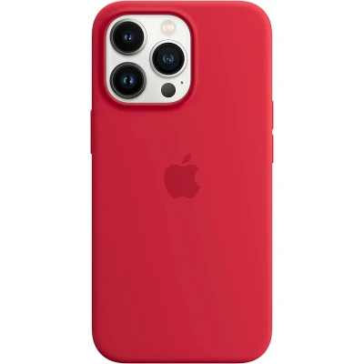 Чехол Silicone Case для iPhone 13 Pro, силикон, (Product) RED