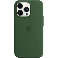 Чехол Silicone Case для iPhone 13 Pro Max, силикон, "клевер"