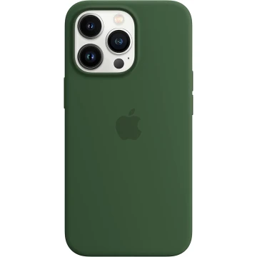 Чехол Silicone Case для iPhone 13 Pro Max, силикон, "клевер"