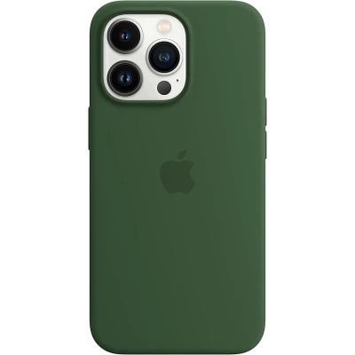Чехол Silicone Case для iPhone 13 Pro Max, силикон, "клевер"
