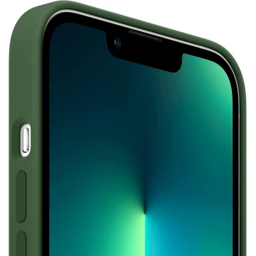 Чехол Silicone Case для iPhone 13 Pro Max, силикон, "клевер"
