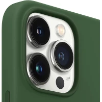Чехол Silicone Case для iPhone 13 Pro Max, силикон, "клевер"