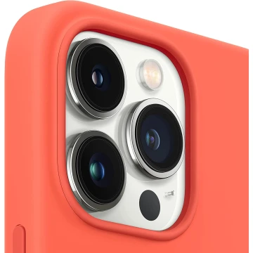 Чехол Silicone Case для iPhone 13 Pro Max, силикон, "нектарин"