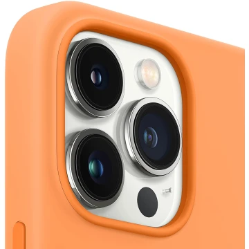 Чехол Silicone Case для iPhone 13 Pro Max, силикон, "оранжевый"