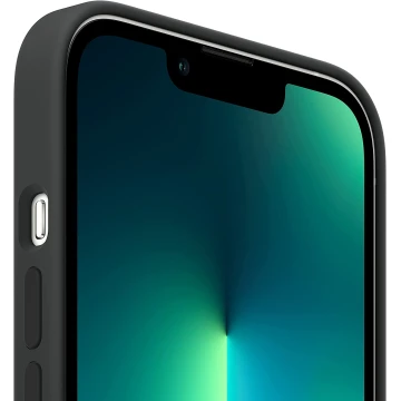 Чехол Silicone Case для iPhone 13 Pro Max, силикон, "тёмная ночь"