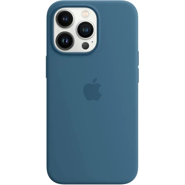 Чехол Silicone Case для iPhone 13 Pro Max, силикон, "голубая сойка"