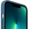 Чехол Silicone Case для iPhone 13 Pro Max, силикон, "голубая сойка"