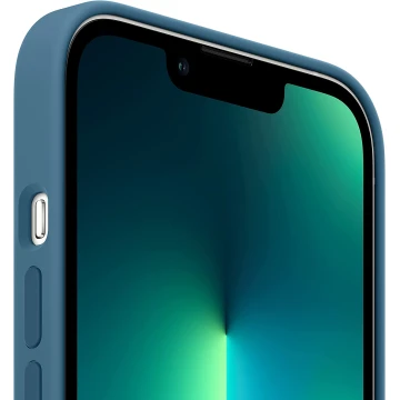 Чехол Silicone Case для iPhone 13 Pro Max, силикон, "голубая сойка"