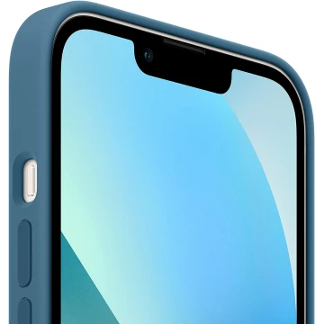 Чехол Silicone Case для iPhone 13 mini, силикон, "голубая сойка"