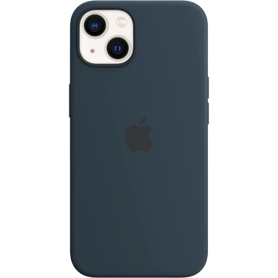 Чехол Silicone Case для iPhone 13 mini, силикон, "голубая бездна"