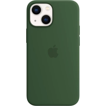 Чехол Silicone Case для iPhone 13 mini, силикон, "клевер"