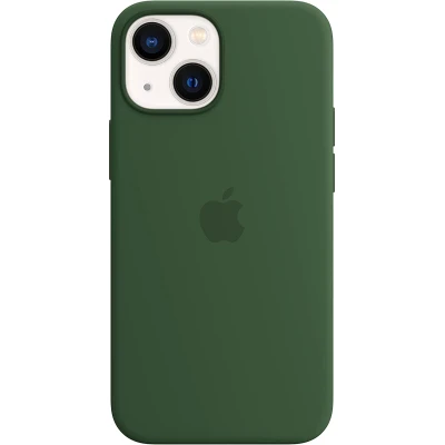 Чехол Silicone Case для iPhone 13, силикон, "клевер"