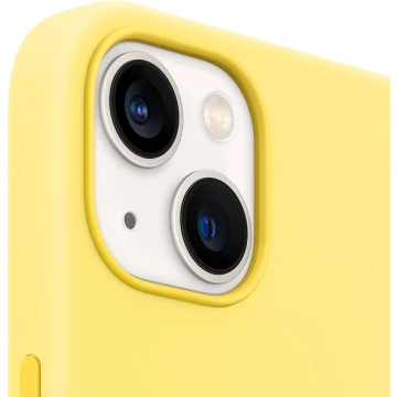 Чехол Silicone Case для iPhone 13 mini, силикон, "лимонный"