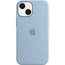 Чехол Silicone Case для iPhone 13, силикон, "синий туман"