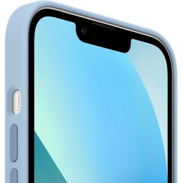 Чехол Silicone Case для iPhone 13 mini, силикон, "синий туман"