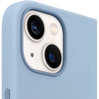 Чехол Silicone Case для iPhone 13, силикон, "синий туман"