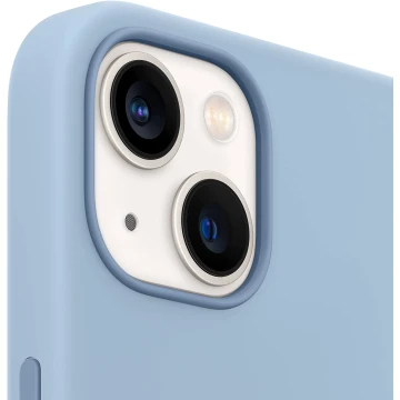 Чехол Silicone Case для iPhone 13 mini, силикон, "синий туман"