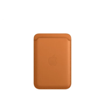 Кожаный кошелёк FineWoven с MagSafe для iPhone 16 Pro Max, золотисто-коричневый