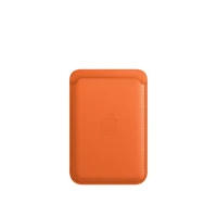 Кожаный кошелёк FineWoven с MagSafe для iPhone 16 Pro, оранжевый
