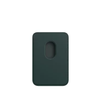 Кожаный кошелёк FineWoven с MagSafe для iPhone 16 Pro, зелёный лес