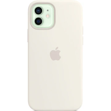 Чехол Silicone Case для iPhone 12/12 Pro, cиликон, белый