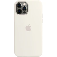 Чехол Silicone Case для iPhone 12/12 Pro, cиликон, белый