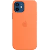 Чехол Silicone Case для iPhone 12/12 Pro, cиликон, «кумкват»