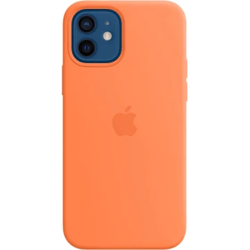 Чехол Silicone Case для iPhone 12/12 Pro, cиликон, «кумкват»