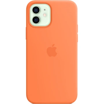 Чехол Silicone Case для iPhone 12/12 Pro, cиликон, «кумкват»