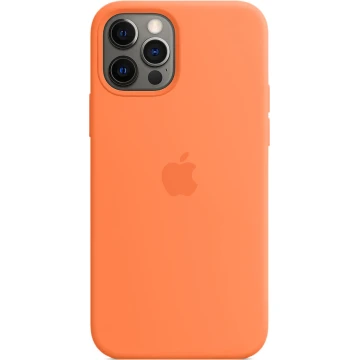 Чехол Silicone Case для iPhone 12/12 Pro, cиликон, «кумкват»