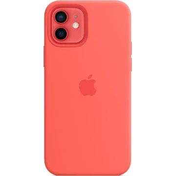 Чехол Silicone Case для iPhone 12/12 Pro, cиликон, «розовый цитрус»