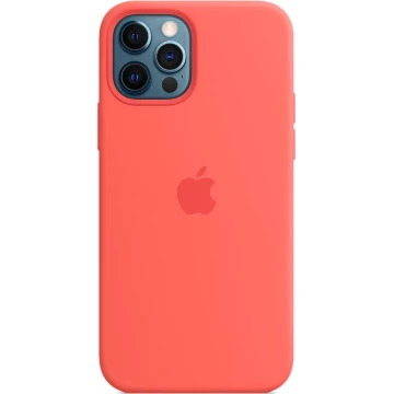 Чехол Silicone Case для iPhone 12/12 Pro, cиликон, «розовый цитрус»