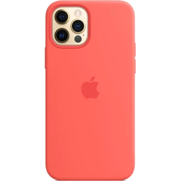 Чехол Silicone Case для iPhone 12/12 Pro, cиликон, «розовый цитрус»