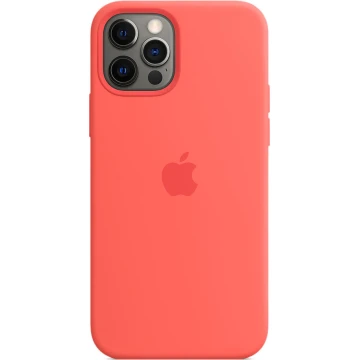 Чехол Silicone Case для iPhone 12/12 Pro, cиликон, «розовый цитрус»