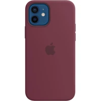Чехол Silicone Case для iPhone 12/12 Pro, cиликон, сливовый
