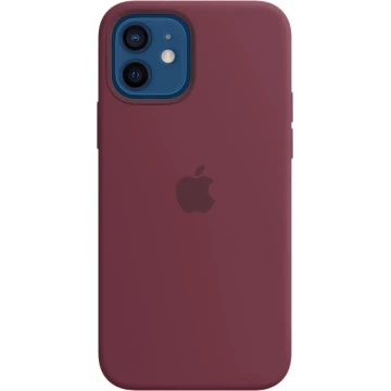 Чехол Silicone Case для iPhone 12/12 Pro, cиликон, сливовый