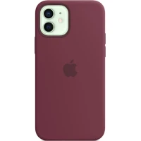Чехол Silicone Case для iPhone 12/12 Pro, cиликон, сливовый