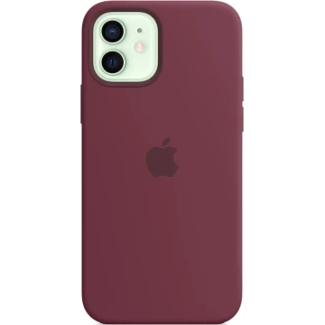 Чехол Silicone Case для iPhone 12/12 Pro, cиликон, сливовый