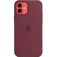 Чехол Silicone Case для iPhone 12/12 Pro, cиликон, сливовый