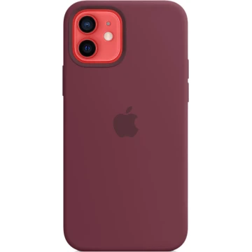 Чехол Silicone Case для iPhone 12/12 Pro, cиликон, сливовый