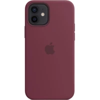 Чехол Silicone Case для iPhone 12/12 Pro, cиликон, сливовый