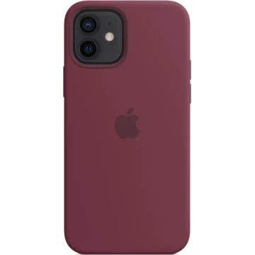 Чехол Silicone Case для iPhone 12/12 Pro, cиликон, сливовый