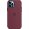 Чехол Silicone Case для iPhone 12/12 Pro, cиликон, сливовый